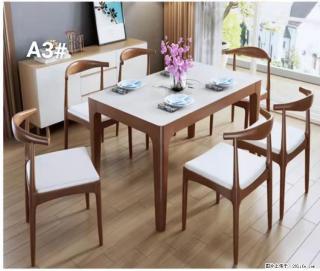 T08高级长方桌，胡桃色  1.35米带炉一桌四椅650元，现货11套。 - 朔州28生活网 shuozhou.28life.com